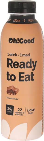 Repas prêt à boire goût chocolat à base de protéines de pois et de riz 500 ml OH!GOOD