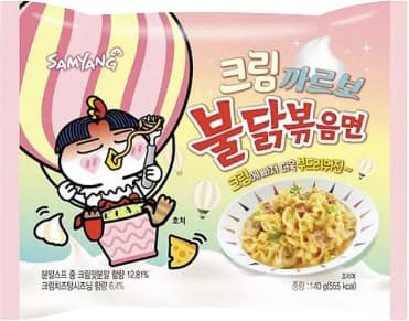 Samyang ramen coréen carbonara crémeux 140 g