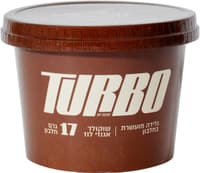 טורבו גלידת חלבון בטעם שוקולד אגוזי לוז