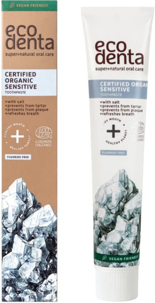 Vegan Friendly Certified Organic Sensitive Toothpaste