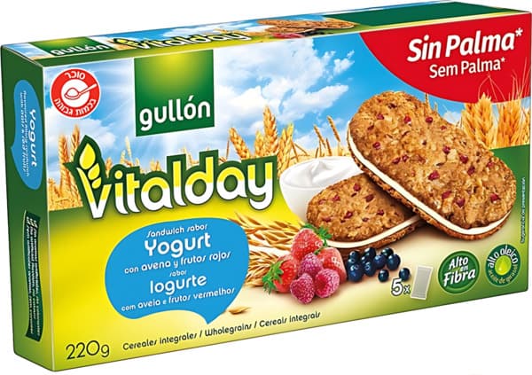 Gullon Digestive cookies cranberries 220 g