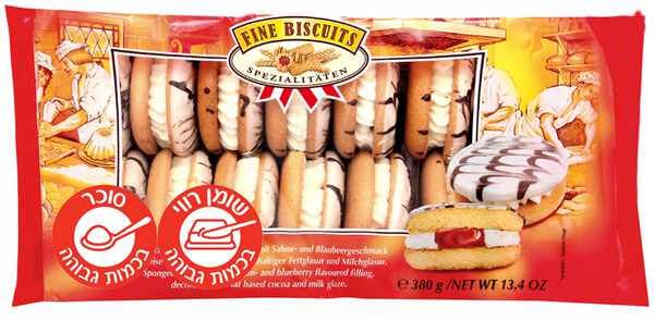 Sandwich Cookies Cream Cherry Chocolate