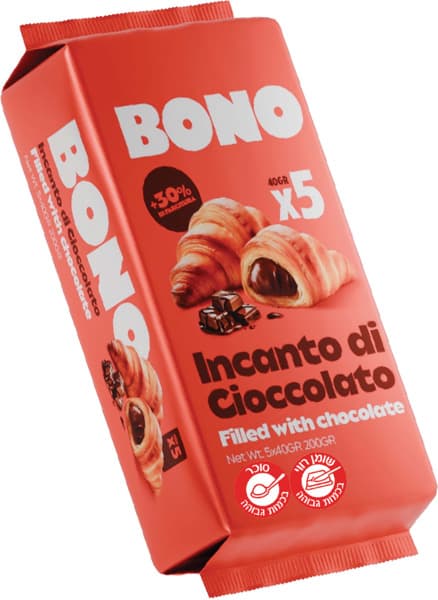 Croissant Pastry with Chocolate-Flavored Filling