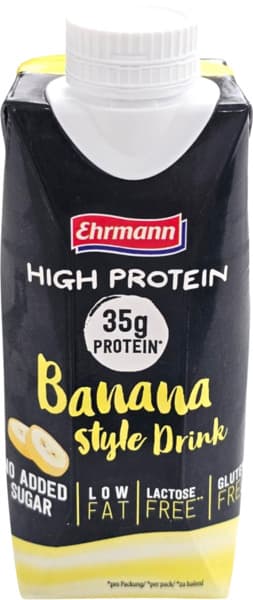 Ehrmann Banana Style High Protein Drink 330ml