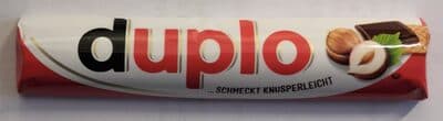 Gaufrette Duplo enrobée de chocolat au lait 18 g