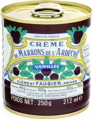 Clement Faugier - Vanilla Chestnut Spread, 250g (8.75oz)