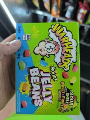Bonbons Jelly Beans acidulés (verts)