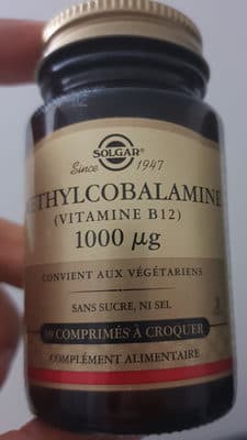 סולגר B12 מתילקובלאמין 1000 מקג 30 כמוסו