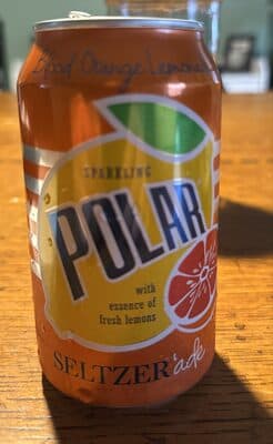 علبة صودا بنكهة البرتقال الأحمر 355 مل POLAR