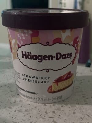 Glace Häagen-Dazs cheesecake
