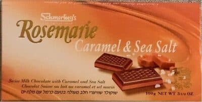 שוקולד טבלה שוויצרי רוזמרי קרמל 100 גר'