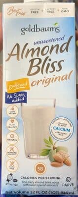 Almond bliss Unsweetened original