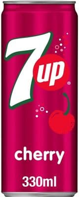 משקה 7אפ בטעם דובדבן