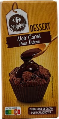 Chocolat noir adapté à B