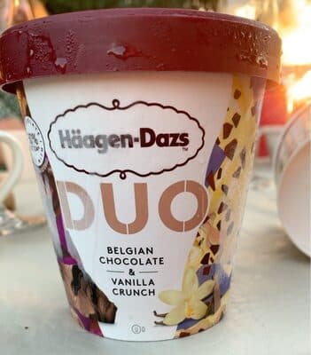 Häagen-Dazs شوكولاتة بلجيكية-فانيليا كرانش 8×353 غ