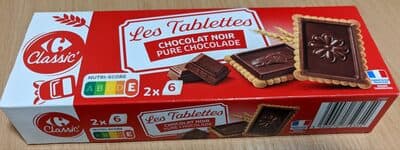 Les Tablettes CHOCOLAT NOIR