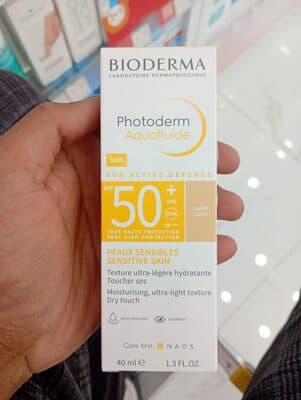 ביודרמה פוטודרם אקוופלואיד +SPF50 עם גוו