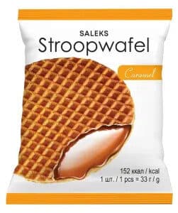Gaufrettes fourrées à la crème caramel