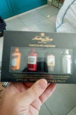 Bouteilles en chocolat fourrées aux liqueurs 62 g