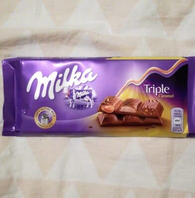 شوكولاتة ميلكا تريبل كراميل 90 غ