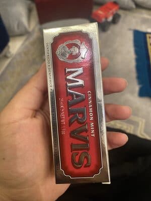 Marvis dentifrice à la cannelle 25 ml