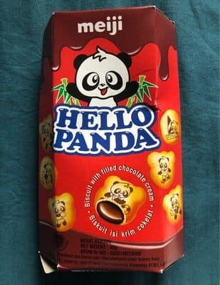 Biscuits Panda fourrés à la crème saveur chocolat 42 g