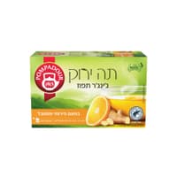 תה ירוק ג'ינג'ר תפוז