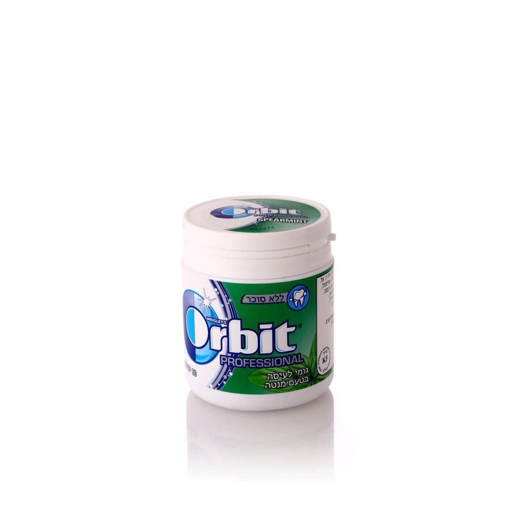 Chewing-gum Orbit grand format menthe douce sans sucre