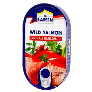 Poisson saumon rose en conserve sauce chili citron vert 200 g