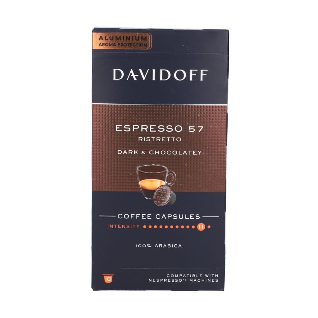 Café torréfié moulu espresso 57 10x5,5 g
