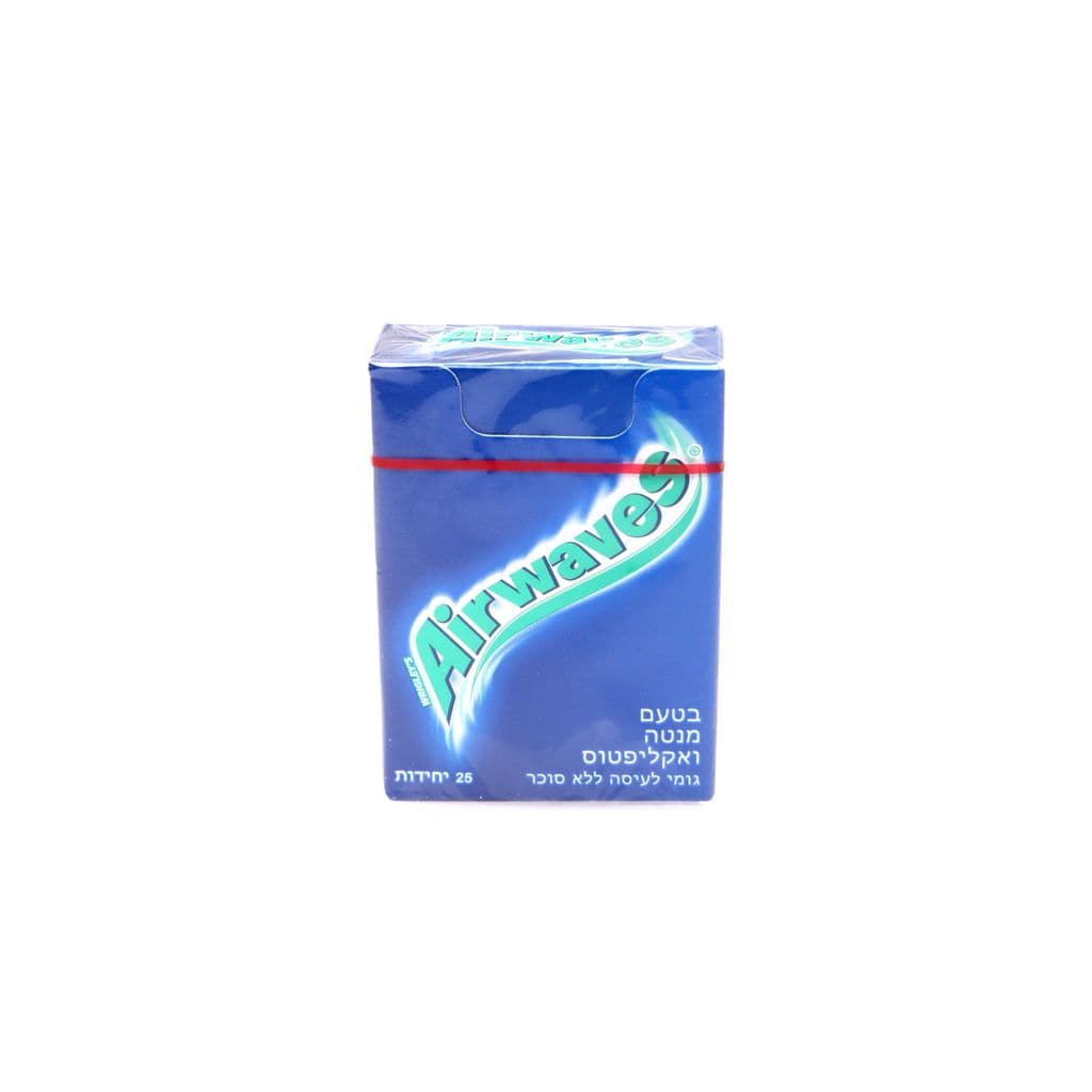 علكة إيرويفز بنكهة المنثول والأوكالبتوس خالية من السكر