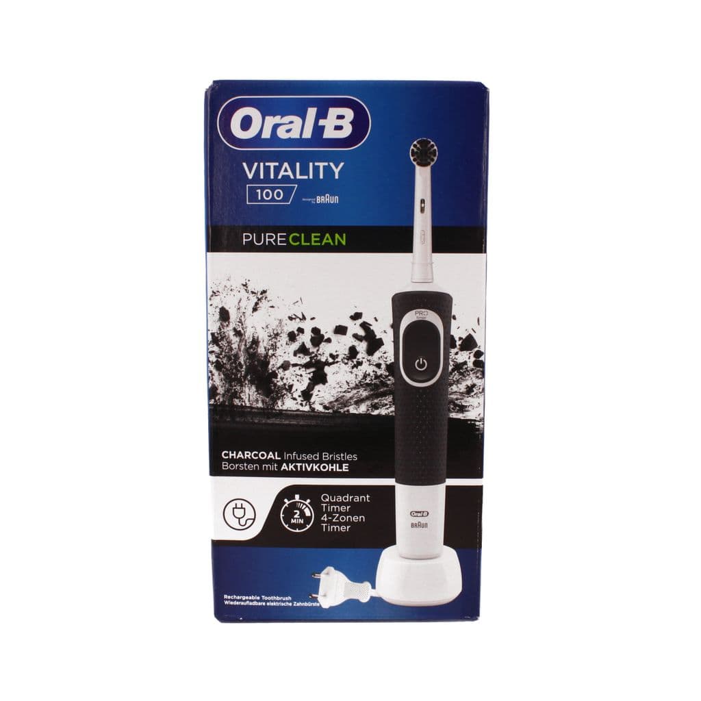 Oral-B rechargeable electric toothbrush Vitality Charcoal