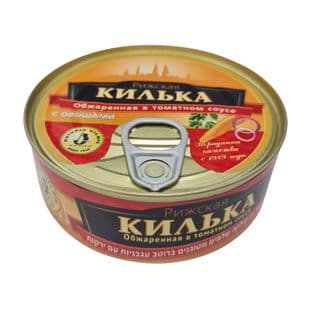 Килька с овощами в томатном соке 240 г
