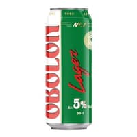 אובולון לאגר - בירה בהירה בפחית 500 מ''ל