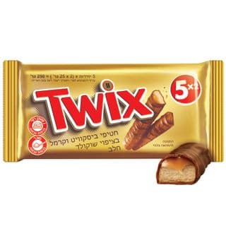 מארז 5 יח חטיף טוויקס 50 גרם