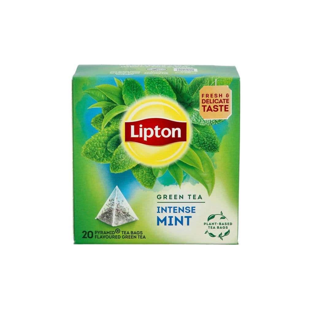 Lipton зелёный чай с мятой