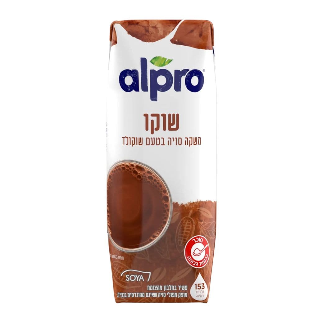 אלפרו משקה סויה שוקו 3*250 מ"ל