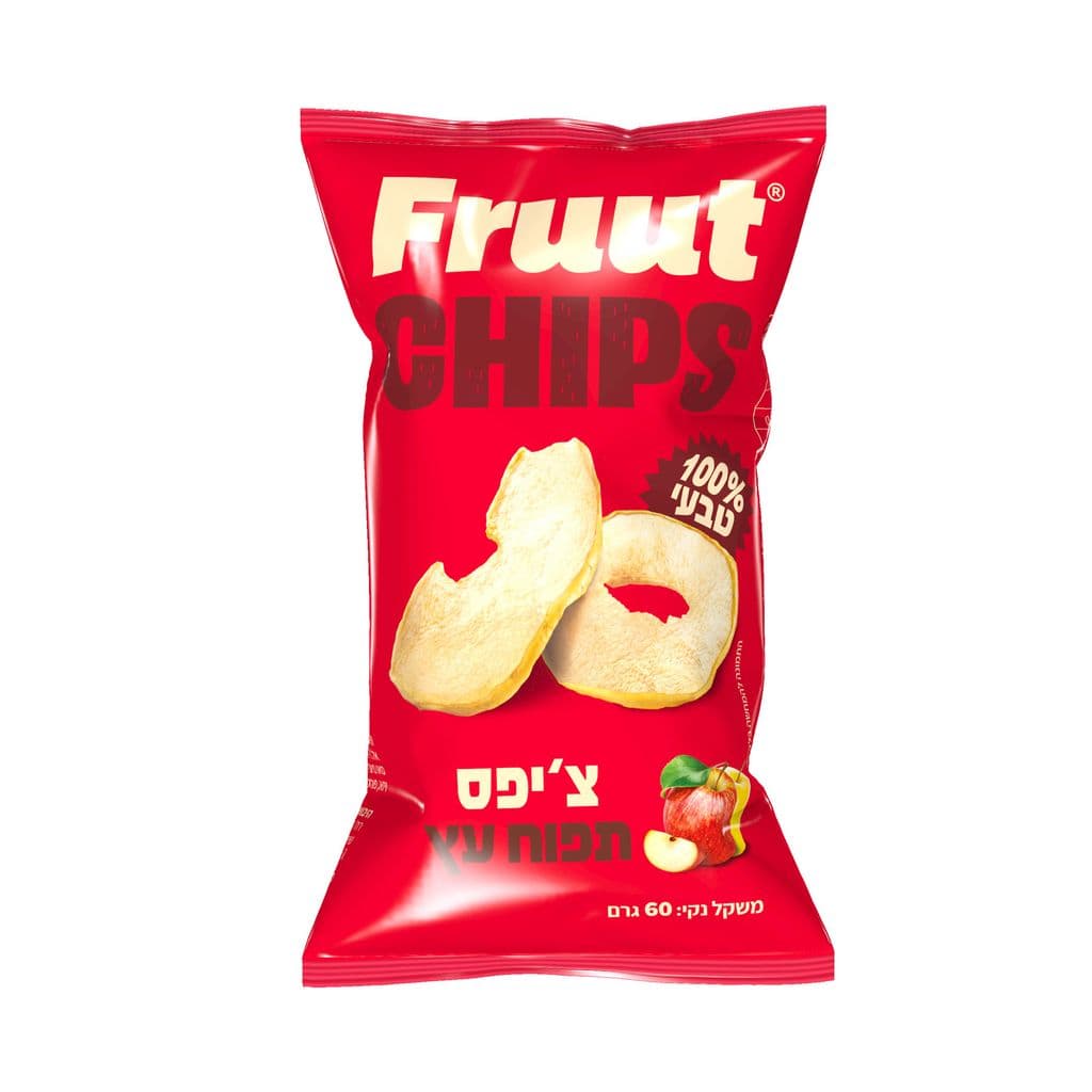 פרוט צ'יפס - צ'יפס תפוח עץ 60 גרם