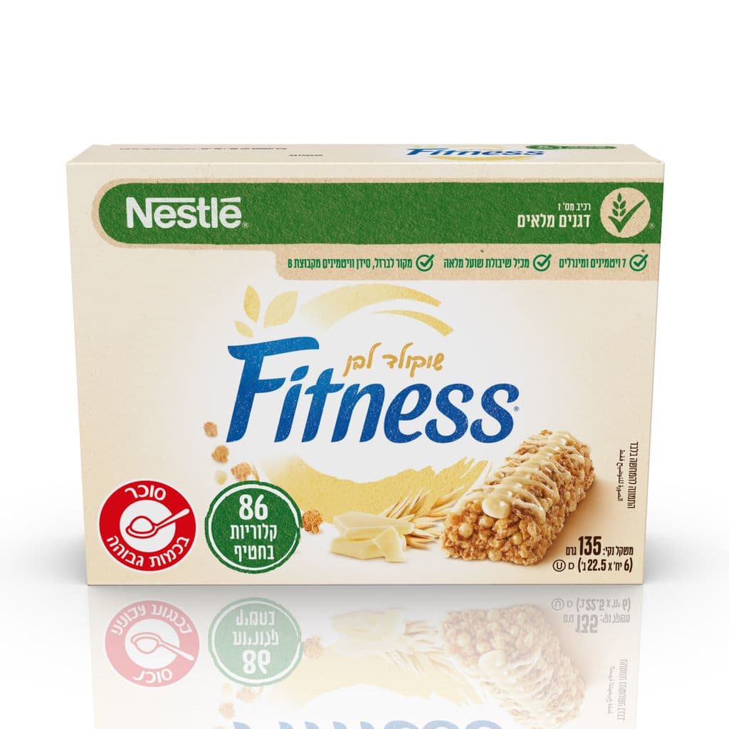 Fitness Bar Delice chocolat blanc, lot de 9, 6 × 22,5 g N92