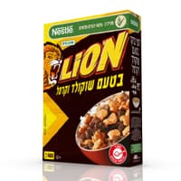 ליון דגני בוקר בטעם שוקולד וקרמל 480 גרם