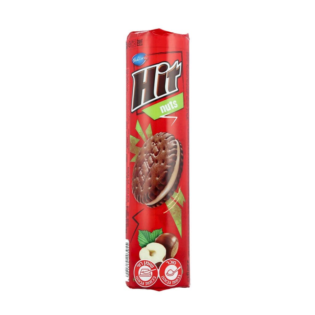 Bahlsen Hit Nuts Hazelnut Flavour Filling 220g