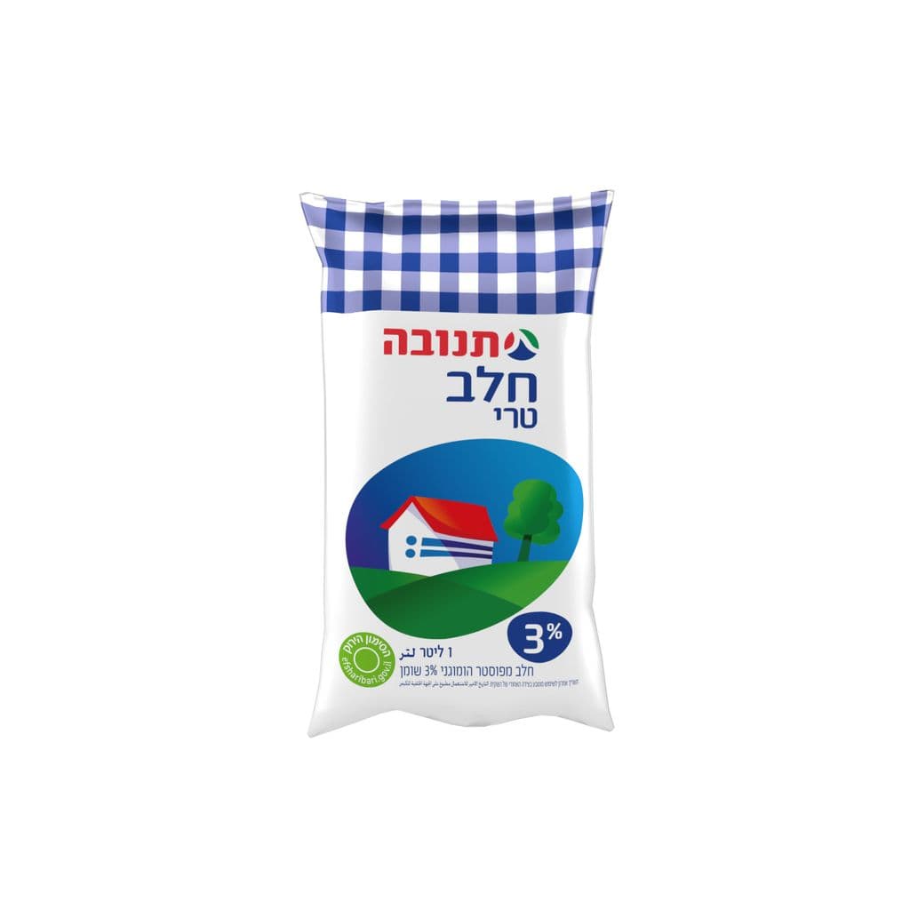 חלב   שקית}תנובה% *3