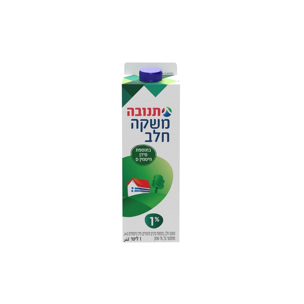 תנובה משקה חלב מעושר 1% שומן