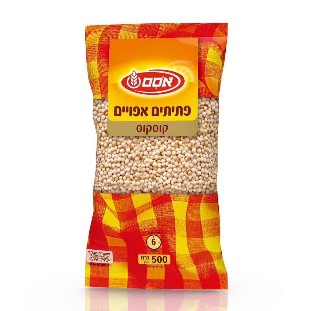 אסם פתיתים אפויים קוסקוס 500 גרם