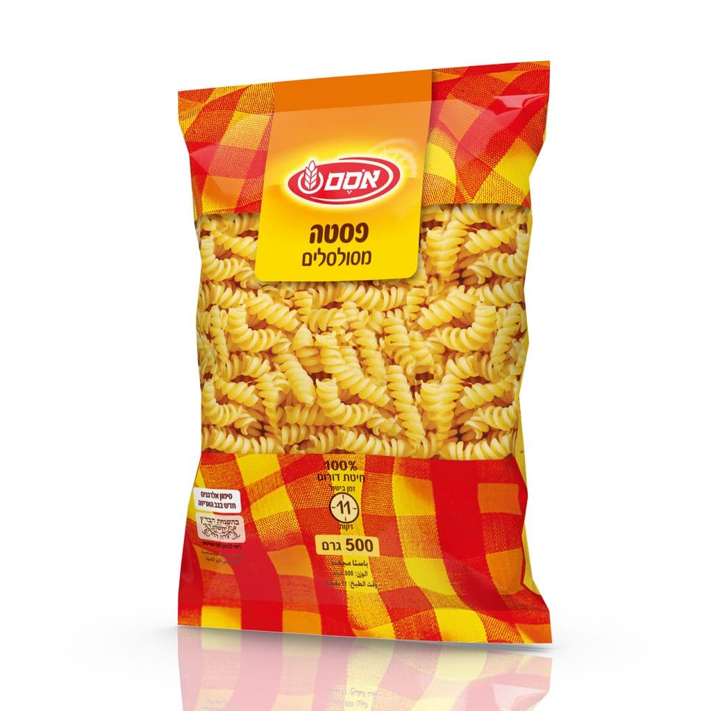 פסטה מסולסלת אסם 500 גרם