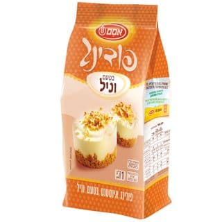 אסם פודינג אינסטנט וניל 6*1קג.חדש
