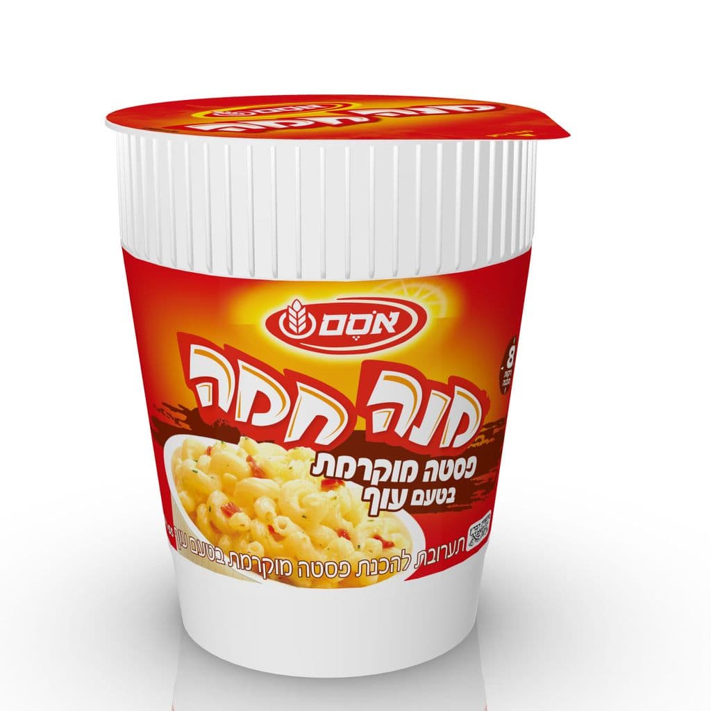 מנה חמה פסטה מוקרמת בדץ 55 גרם