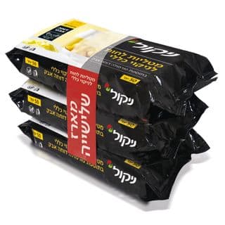 מטליות לחות לניקוי כללי בתוספת פורמולה דוחה אבק בריח לימון, 150 יחידות, מארז שליישיה