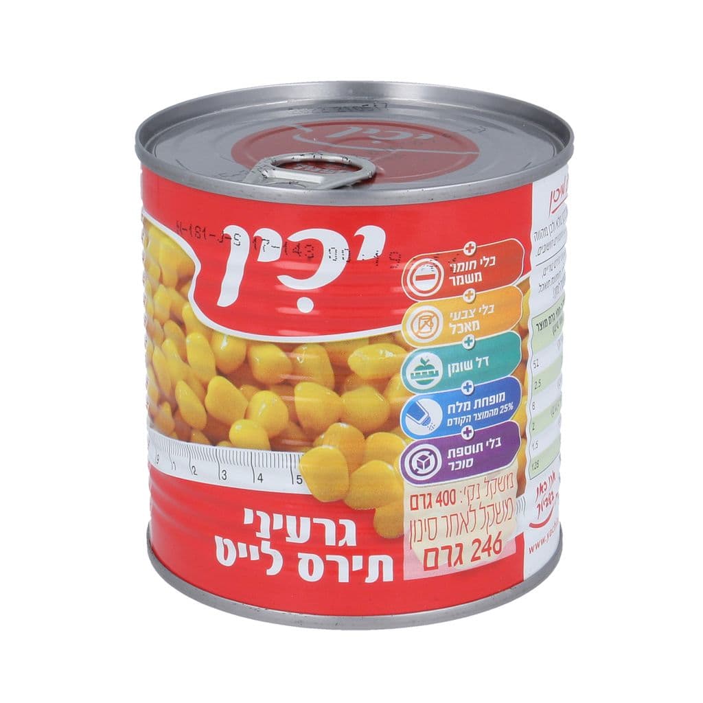 תירס מתוק לייט 12OZ יכין
