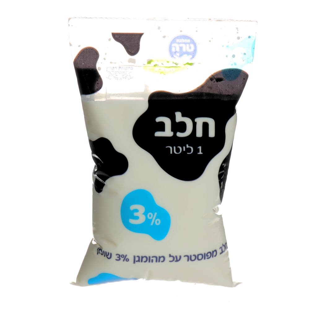 חלב שקית 3%-1 ליטר בד"צ